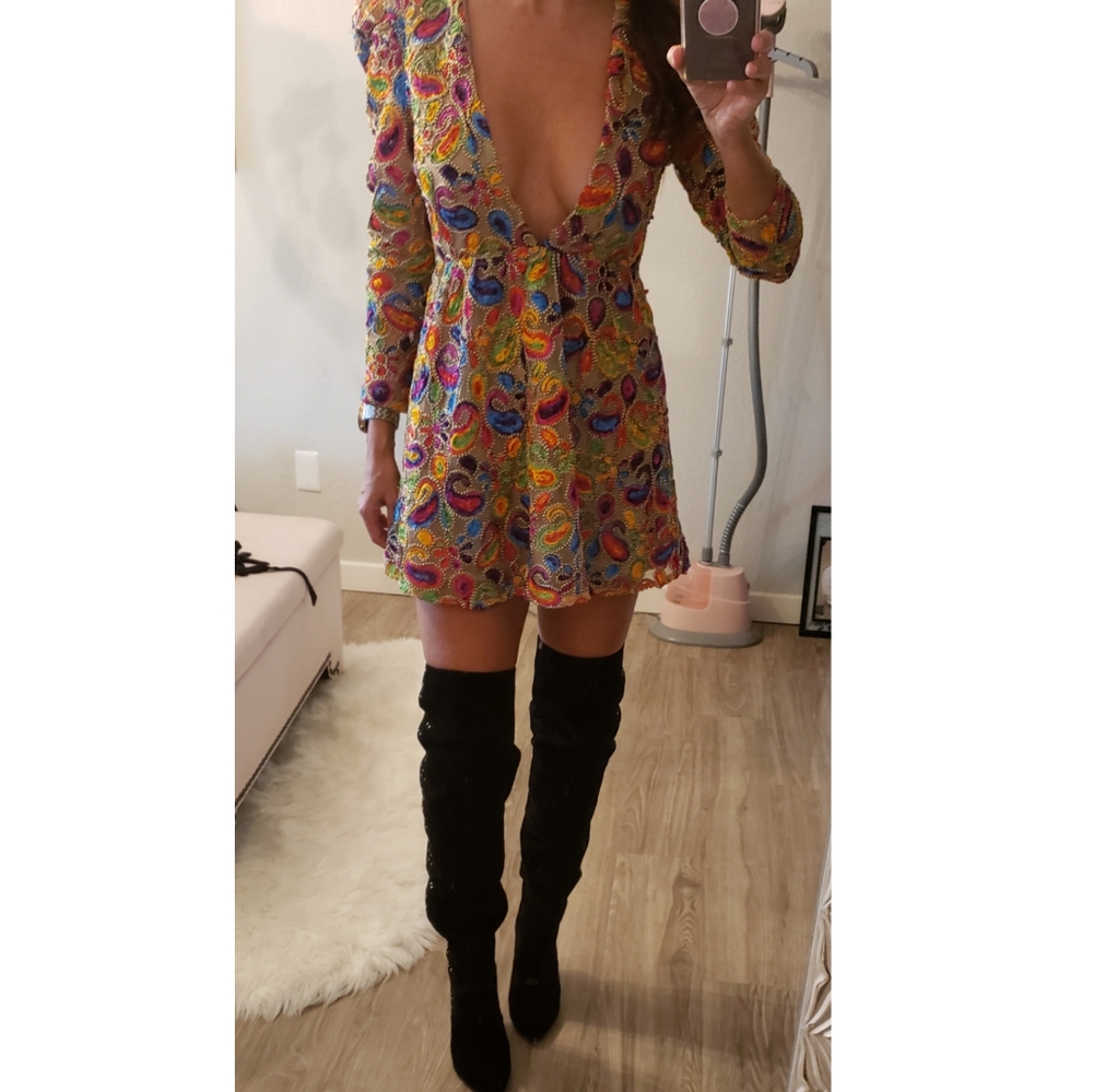 SOLD Tularosa Masie Dress in Multi - Picture 6 of 13
